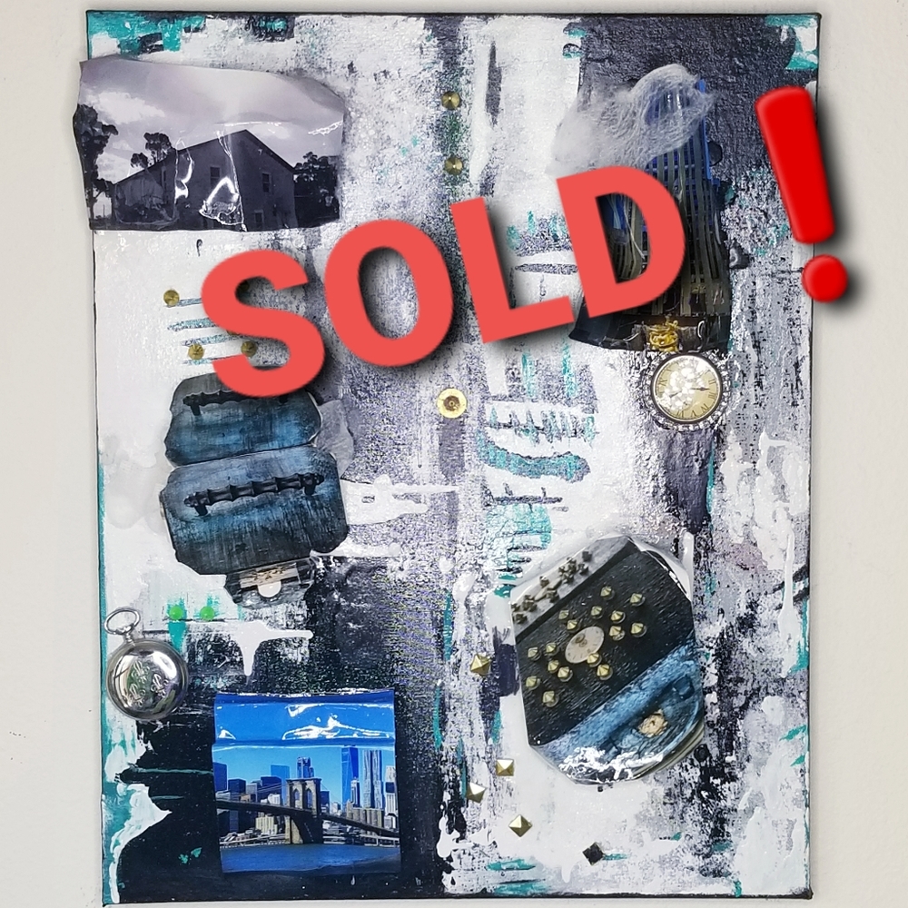 Original Mixed Media Painting-Out Of The Box 🎨